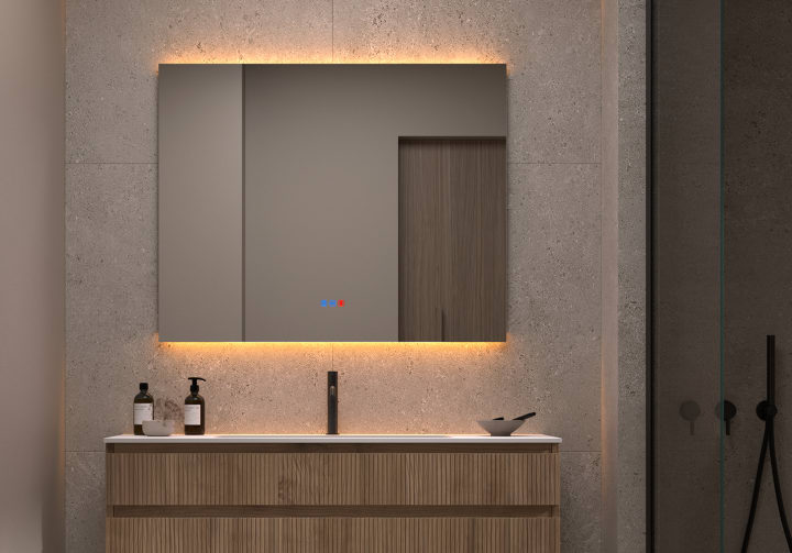 Espejo de baño con luz LED Bruntec Casiopea Principal 4