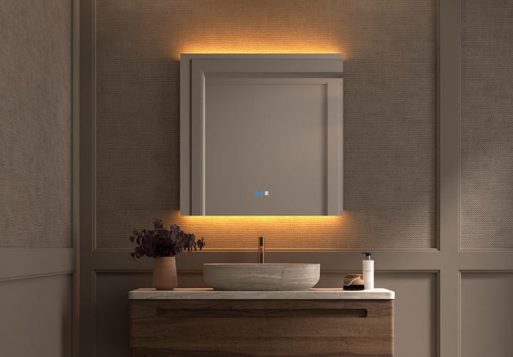 Espejo de baño con luz LED Bruntec Casiopea Ambiente 8
