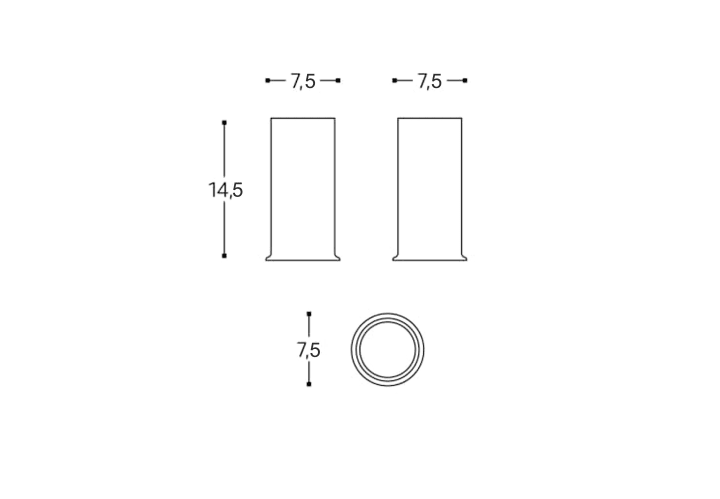 Portacepillos de baño Cosmic Geyser Croquis 6