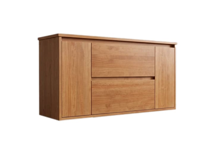 Mueble de baño con encimera de madera maciza Bruntec Alpes 13 Detalle 3