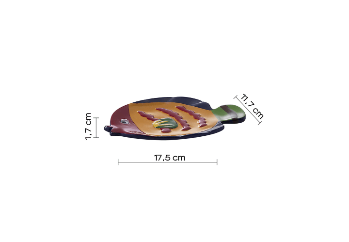 Jabonera de baño Gedy Dori Croquis 3