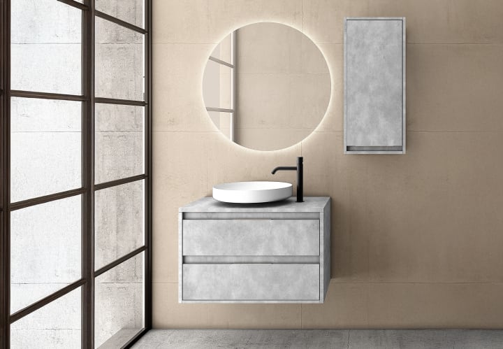 Mueble de baño con encimera de piedra Bruntec Boston Principal 2