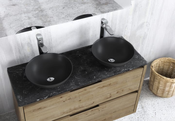 Mueble de baño con encimera de piedra Bruntec Boston Detalle 6