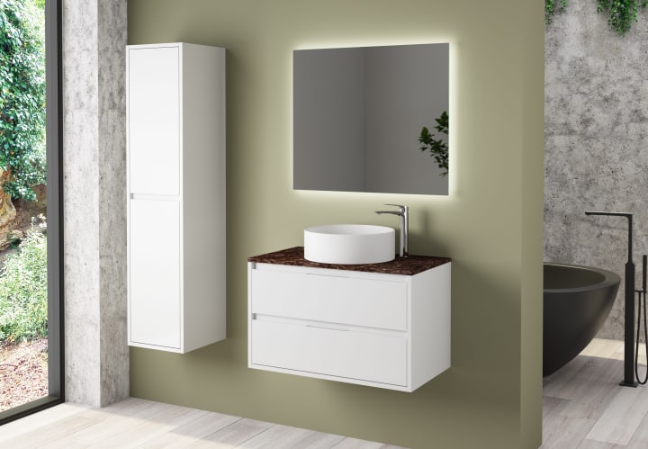 Mueble de baño con encimera de piedra Bruntec Boston Principal 4