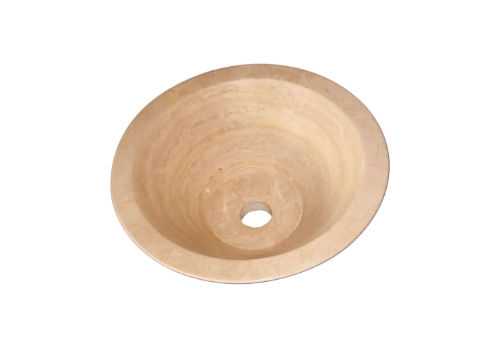 Lavabo de mármol natural Bruntec Cónico Detalle 1