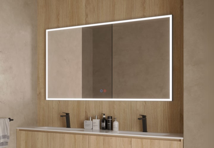 Espejo de baño con luz LED Ledimex Suiza Principal 1