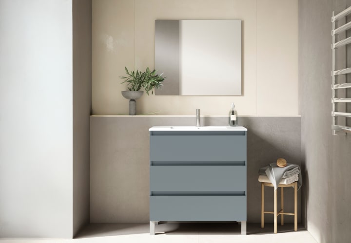 Mueble de baño fondo reducido 39.5 cm Viso Box Principal 1