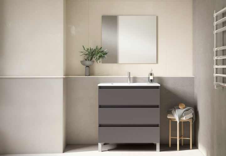 Mueble de baño fondo reducido 39.5 cm Viso Box Principal 3