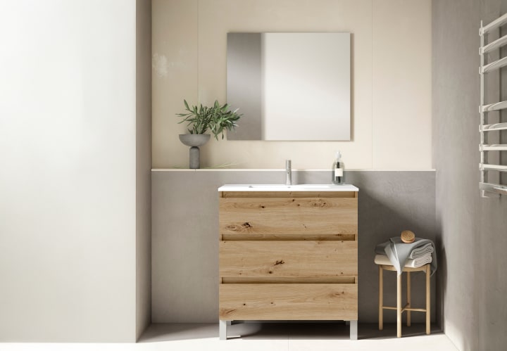 Mueble de baño fondo reducido 39.5 cm Viso Box Principal 4