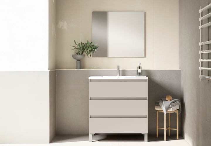 Mueble de baño fondo reducido 39.5 cm Viso Box Principal 5