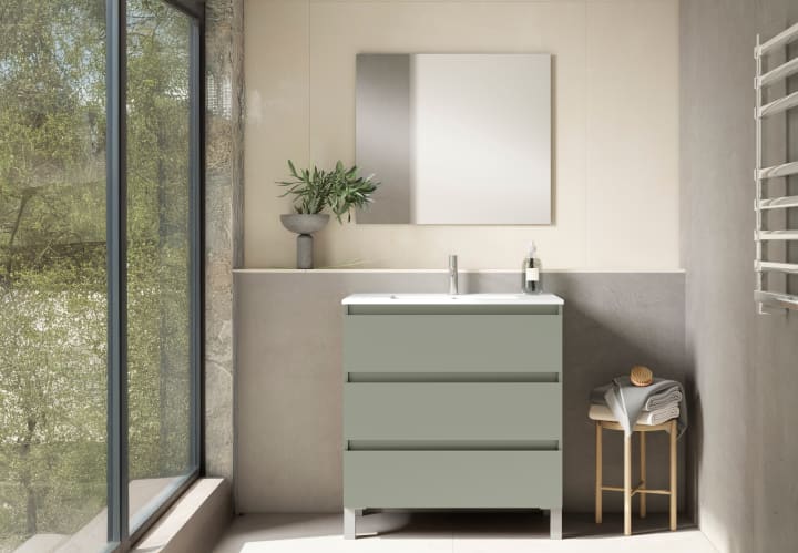 Mueble de baño fondo reducido 39.5 cm Viso Box Principal 6