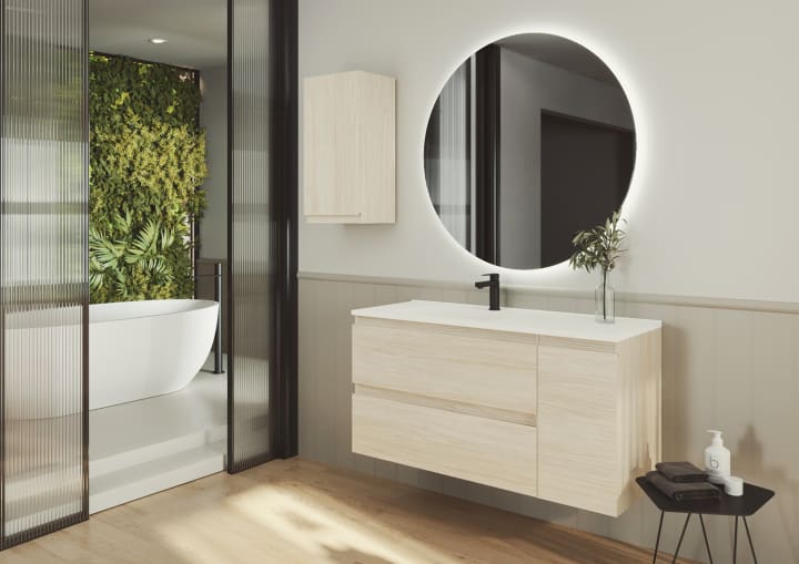 Mueble de baño color madera Bruntec Vilma Principal 2