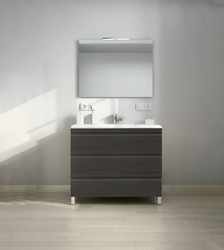 Mueble de baño fondo reducido 39 cm Avila dos Natalia Principal 2