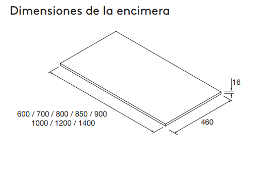 Conjunto mueble de baño con encimera de madera Salgar Optimus opción 14