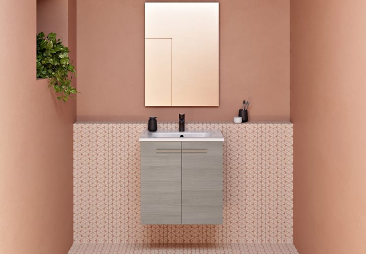Conjunto completo mueble de baño fondo reducido 35 cm Royo Street Principal 1