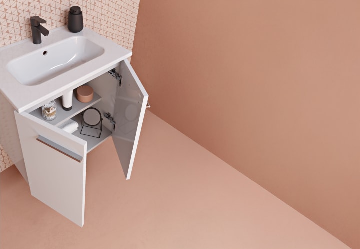 Conjunto completo mueble de baño fondo reducido 35 cm Royo Street Detalle 7