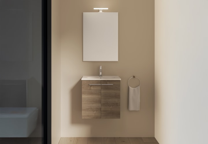 Conjunto completo mueble de baño fondo reducido 35 cm Royo Street Principal 4