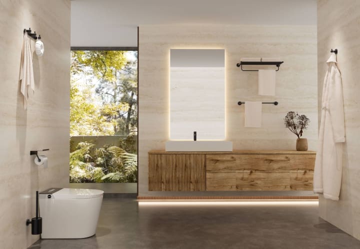 Portarrollos de baño con repisa Medimex Essential Ambiente 6