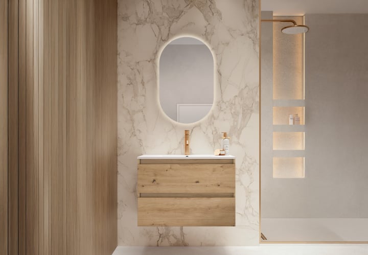 Mueble de baño fondo reducido 39.5 cm de Viso Nido Principal 4