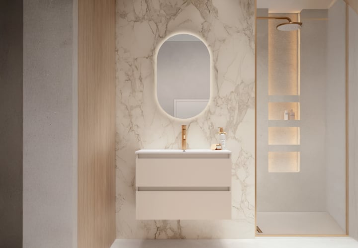 Mueble de baño fondo reducido 39.5 cm de Viso Nido Principal 5