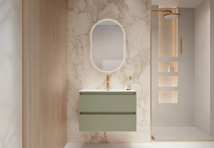 Mueble de baño fondo reducido 39.5 cm de Viso Nido Principal 6