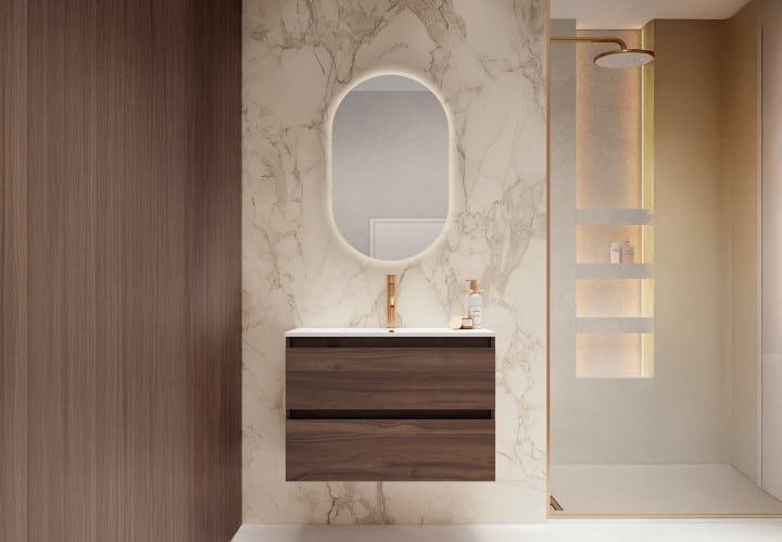 Mueble de baño fondo reducido 39.5 cm de Viso Nido Principal 7