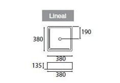 Lavabo sobre encimera Bruntec Urban Croquis 3