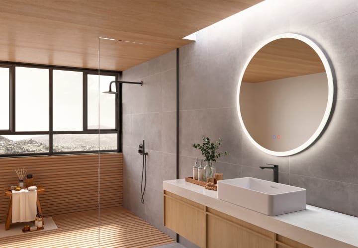 Espejo de baño con luz LED Ledimex Londres Ambiente 8