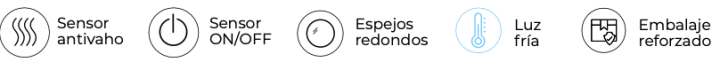 Espejo de baño con luz LED Ledimex Londres Croquis 13