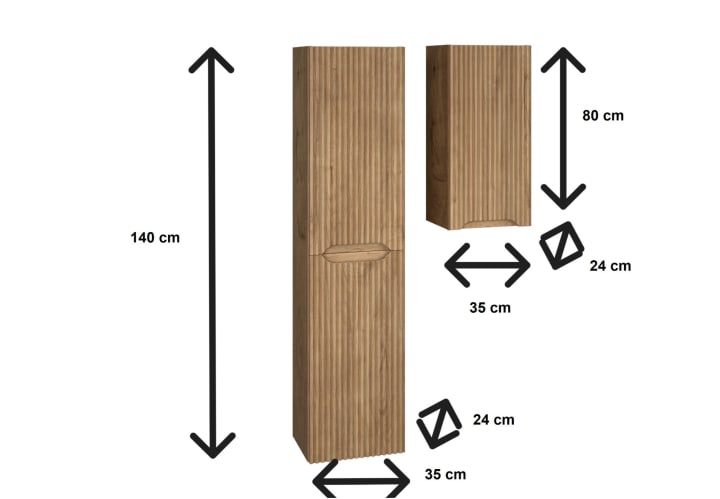 Columna de baño Bruntec Alpes Croquis 6