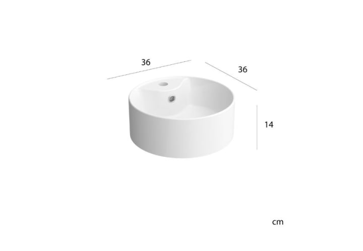 Mueble de baño para lavabo sobre encimera Salgar Bequia nórdico Detalle 6