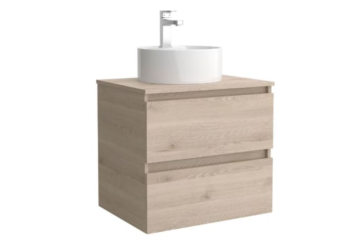 Mueble de baño para lavabo sobre encimera Salgar Bequia nórdico opción 14