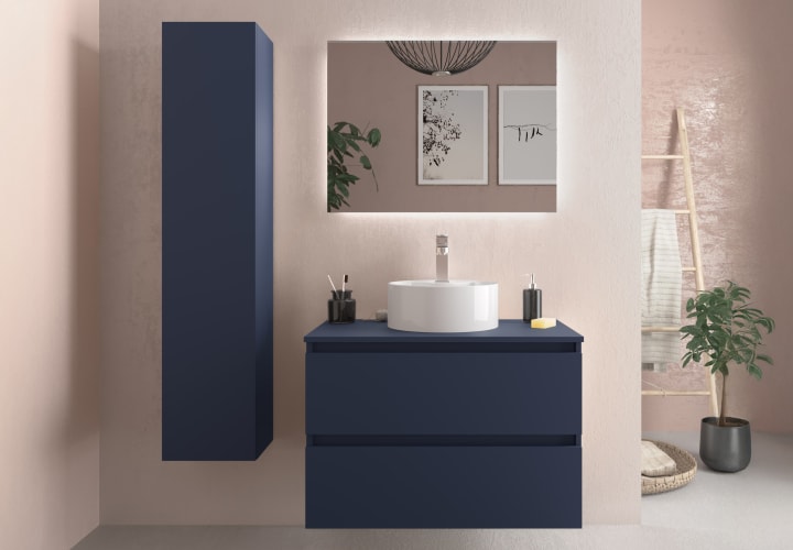 Mueble de baño para lavabo sobre encimera Salgar Bequia nórdico Principal 4