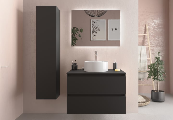 Mueble de baño para lavabo sobre encimera Salgar Bequia nórdico Principal 3