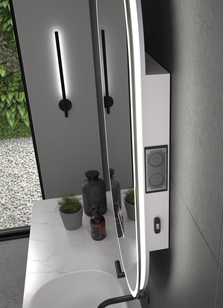 Espejo de baño con luz LED Eurobath, Luzón Detalle 4
