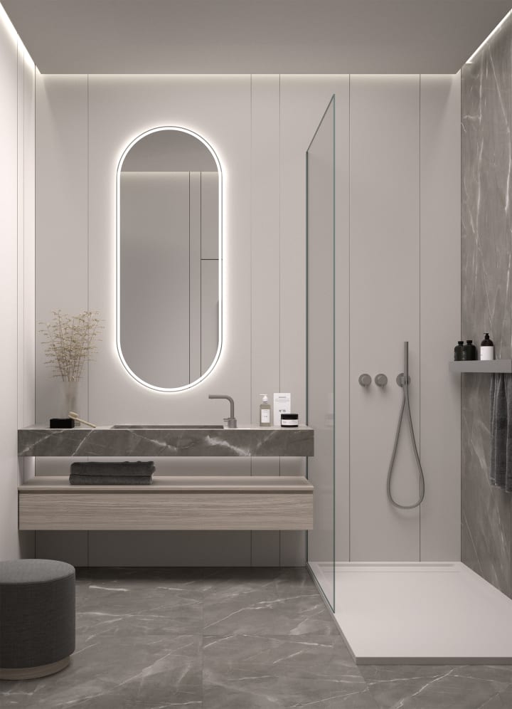 Espejo de baño con luz LED Eurobath, Luzón Principal 1