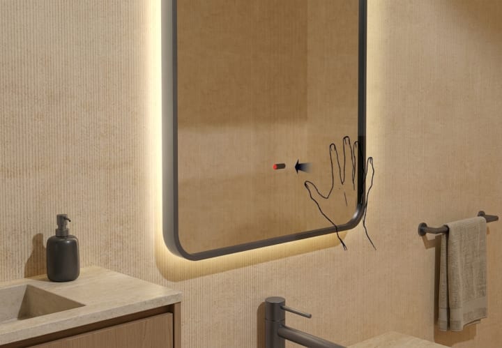 Espejo de baño con luz LED Ledimex Palermo Detalle 3