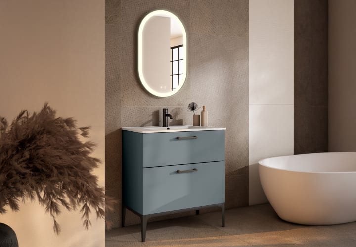 Conjunto mueble de baño con banquillo Viso Verso Principal 1