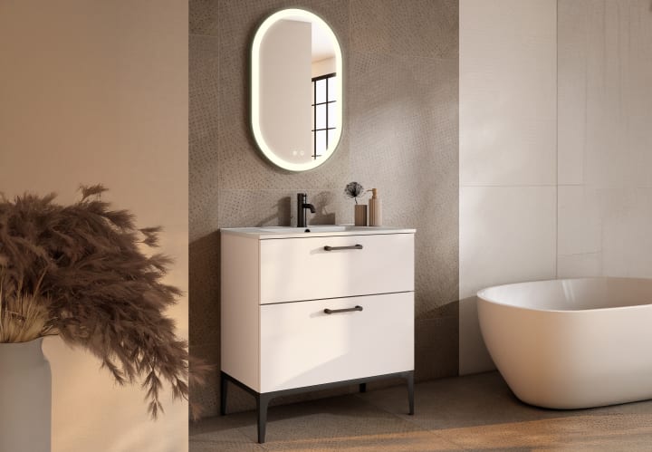 Conjunto mueble de baño con banquillo Viso Verso Principal 2