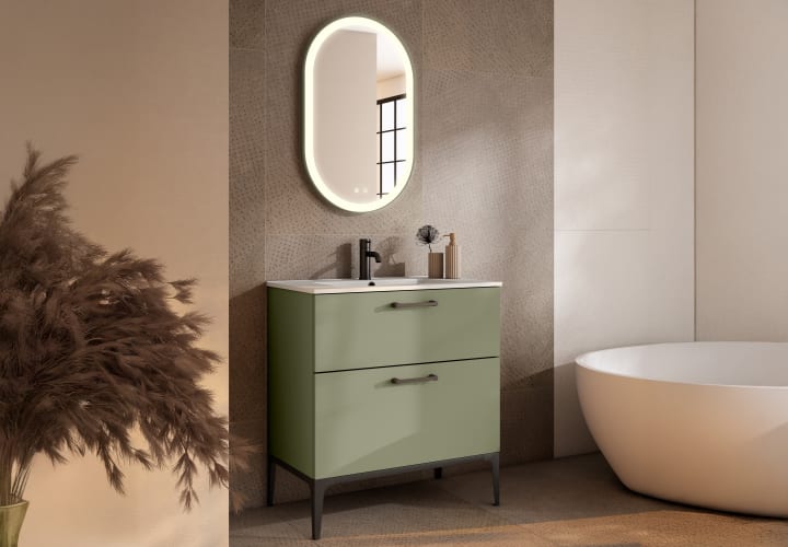 Conjunto mueble de baño con banquillo Viso Verso Principal 3