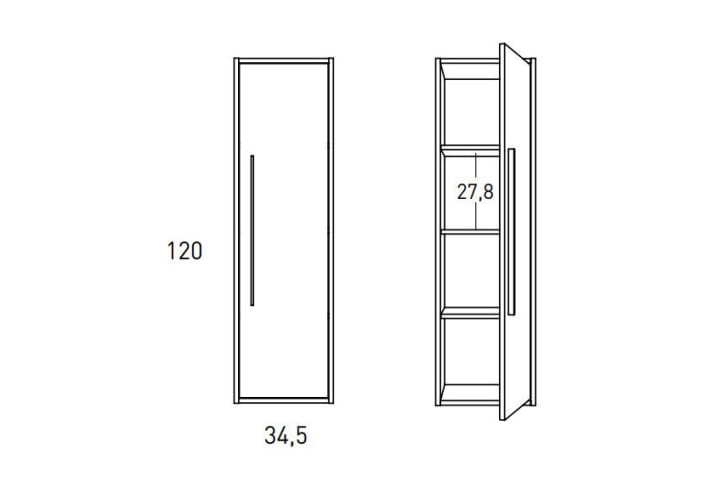 Columna de baño Viso Aqua Croquis 19