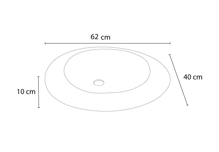 Lavabo de mármol natural Bruntec Cicle Croquis 3