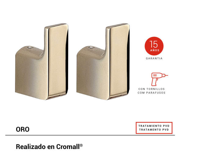 Percha de baño Gedy Pirenei Detalle 6