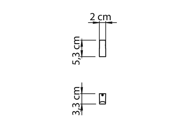 Percha de baño Gedy Pirenei Croquis 9