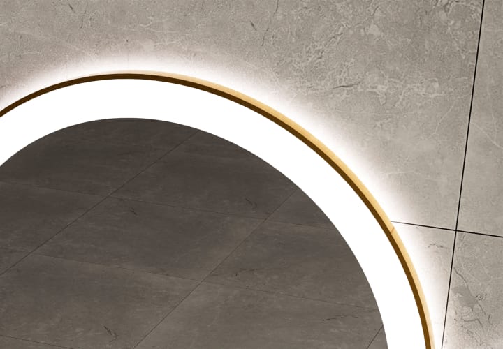 Espejo de baño con luz LED Bruntec Aura Detalle 4