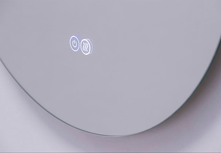 Espejo de baño con luz LED Bruntec Aura Detalle 5