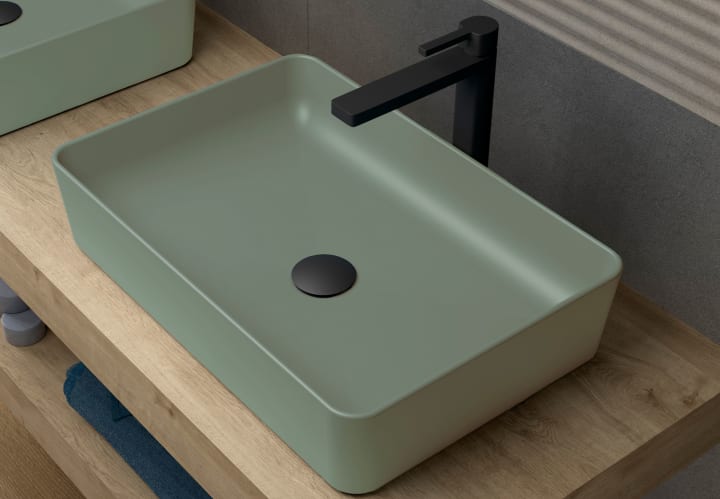 Lavabo sobre encimera Coycama Curazao Detalle 17