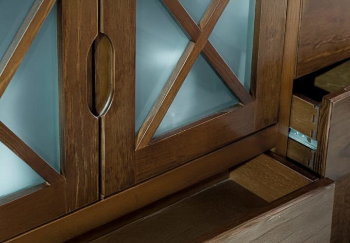 Conjunto mueble de baño rústico Bruntec Timor Detalle 9