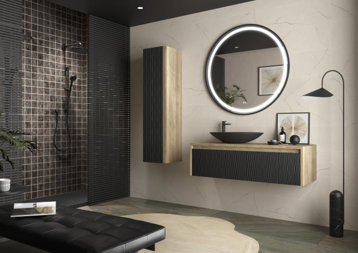Mueble de baño Coycama lambda con encimera de madera Principal 3