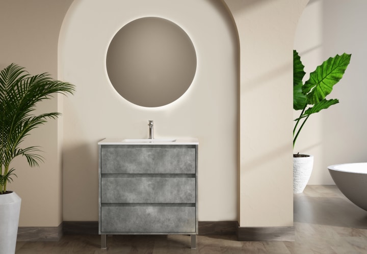 Conjunto mueble de baño Bruntec Boston Principal 1